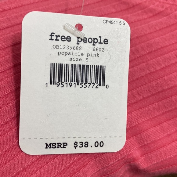 Free People Movement Blissed Out Scoop Neck Cropped Tank Top Small - Picture 7 of 7